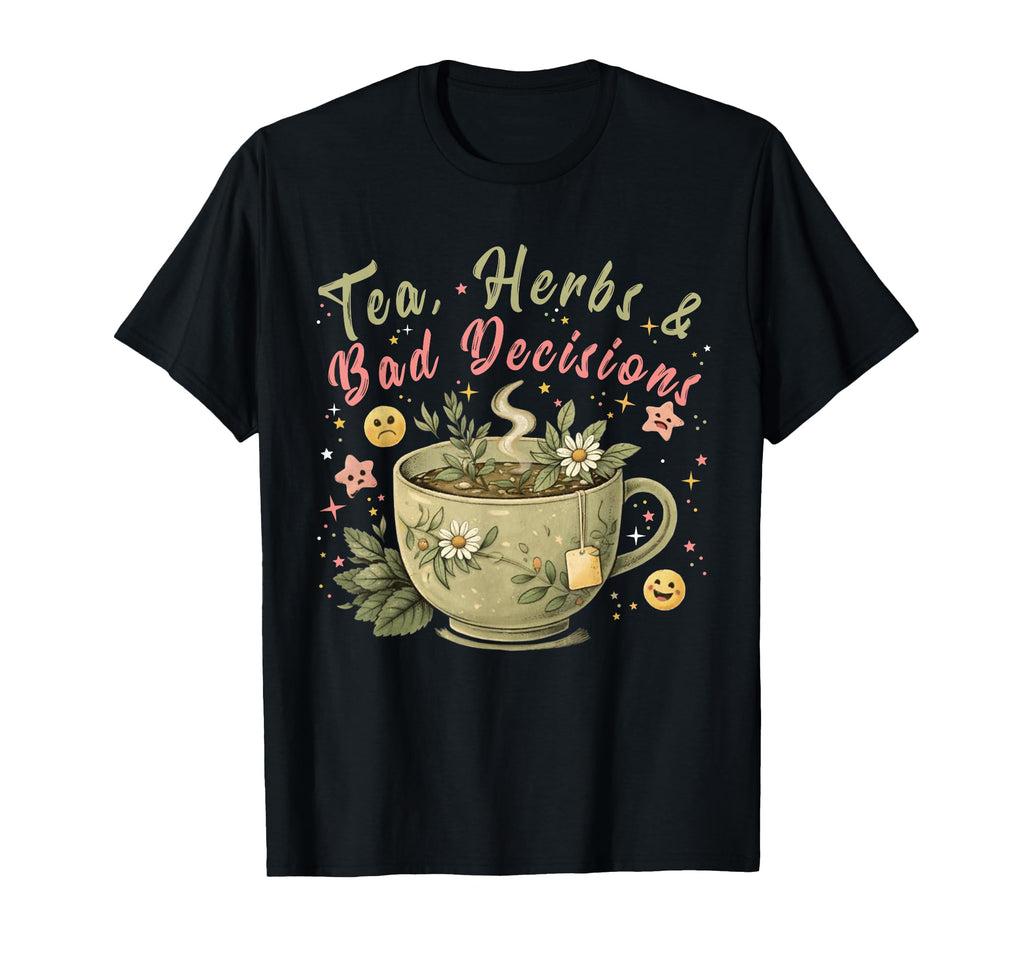 Funny Wellness Vibes Aesthetic Tea Lover T-Shirt - Graphic Print Men Women - T-Shirt, Sweatshirt, Hoodie