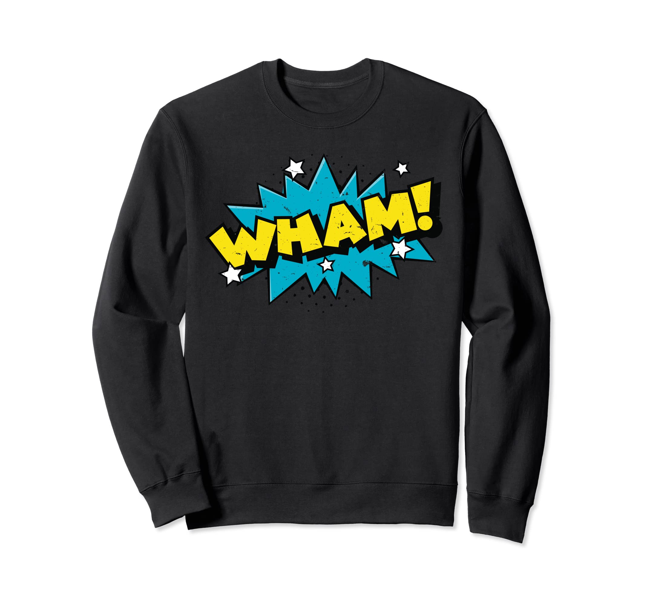Wham Comic Book Cartoon Funny Sweatshirt - Aesthetic Graphic for Adults - T-Shirt, Sweatshirt, Hoodie
