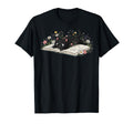 Black Cat Reading Book Lover T-Shirt - Graphic Print for Adults - T-Shirt, Sweatshirt, Hoodie