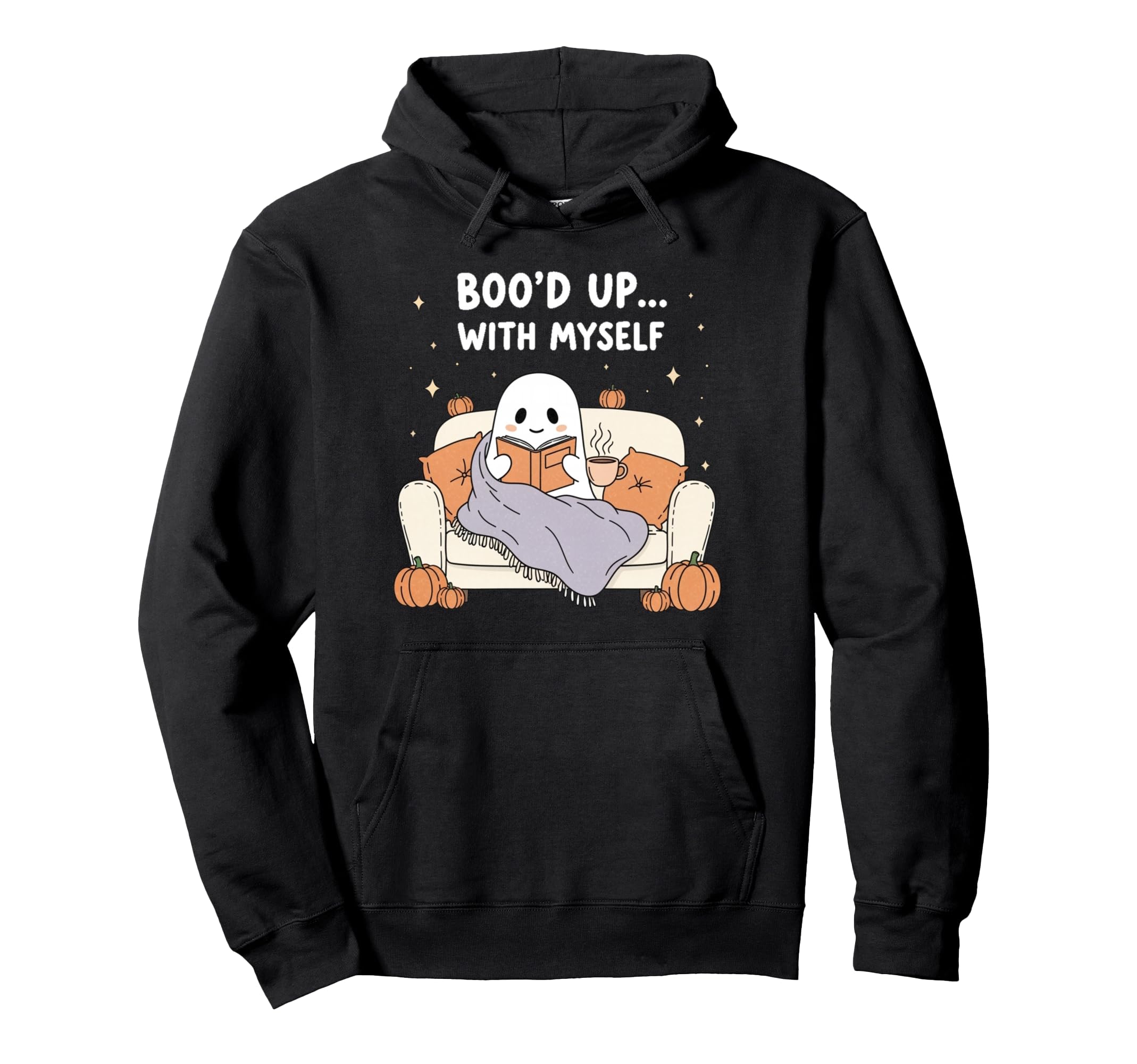 Bood Up Myself Ghost Self Care Hoodie - Casual Everyday Wear for Adults - T-Shirt, Sweatshirt, Hoodie