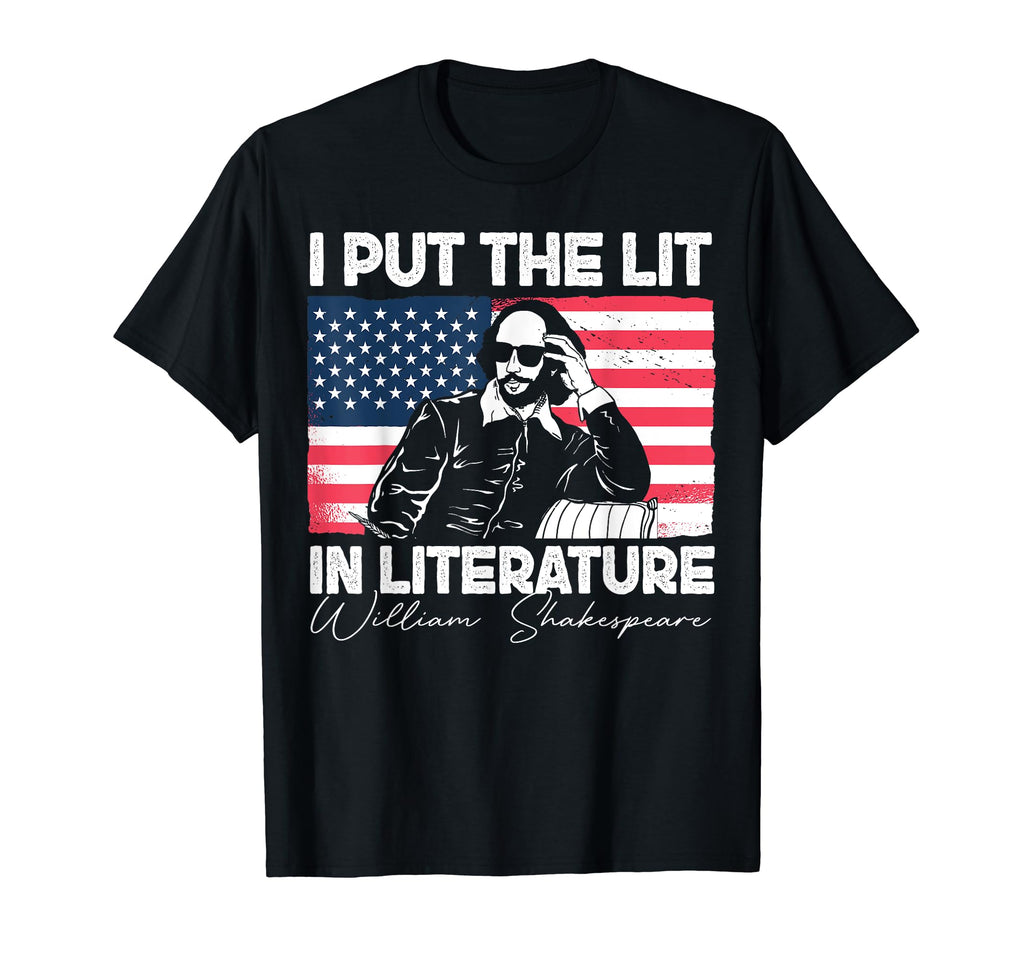 I Put Lit Literature Funny William T-Shirt - Custom Art Print Men Women - T-Shirt, Sweatshirt, Hoodie