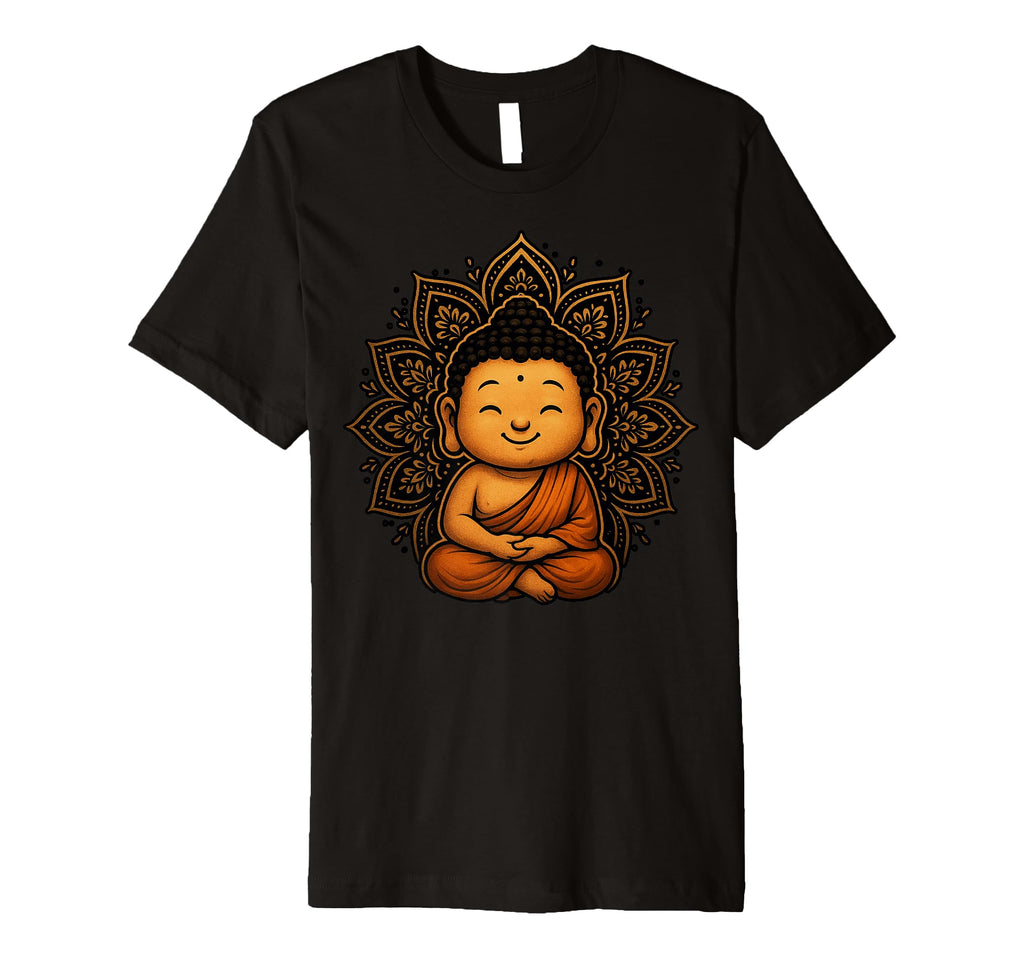 Buddha Meditating Peaceful Yoga T-Shirt - Streetwear Style for Adults - T-Shirt, Sweatshirt, Hoodie