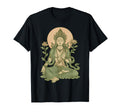 Serene Meditation Goddess Spiritual T-Shirt - Custom Art Print Men Women - T-Shirt, Sweatshirt, Hoodie