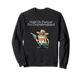 Cowboy Frog Hold Partner Im Sweatshirt - Unique Graphic Men Women - T-Shirt, Sweatshirt, Hoodie