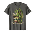 Bookworm Dragons Reading Book Love T-Shirt - Fun Novelty Design Men Women - T-Shirt, Sweatshirt, Hoodie