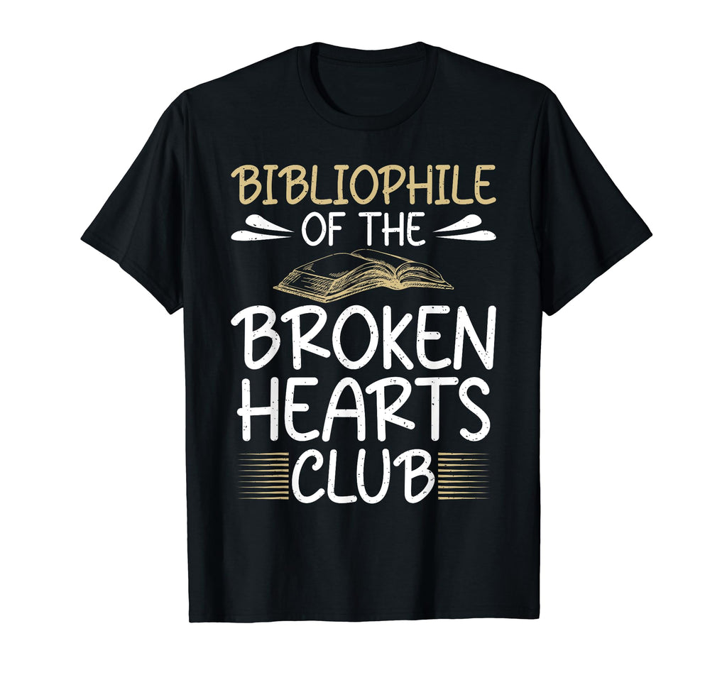 Bibliophile Broken Hearts Club T-Shirt - Streetwear Style for Adults - T-Shirt, Sweatshirt, Hoodie