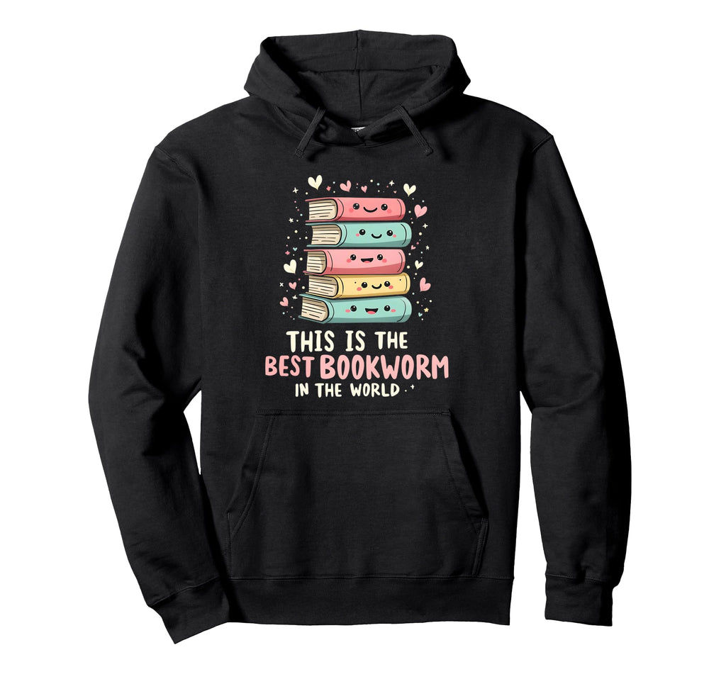Best Bookworm Book Nerd Hoodie - Casual Everyday Wear Unisex - T-Shirt, Sweatshirt, Hoodie