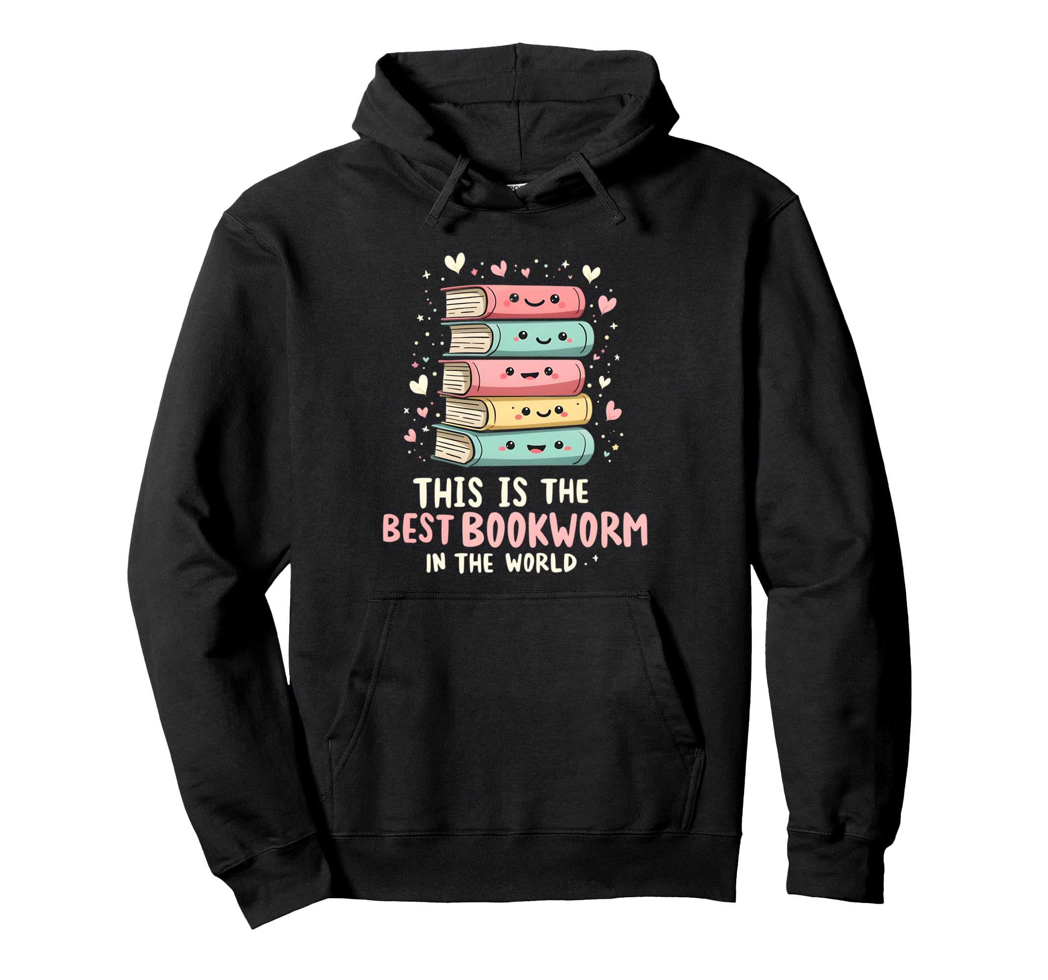 Best Bookworm Book Nerd Hoodie - Casual Everyday Wear Unisex - T-Shirt, Sweatshirt, Hoodie