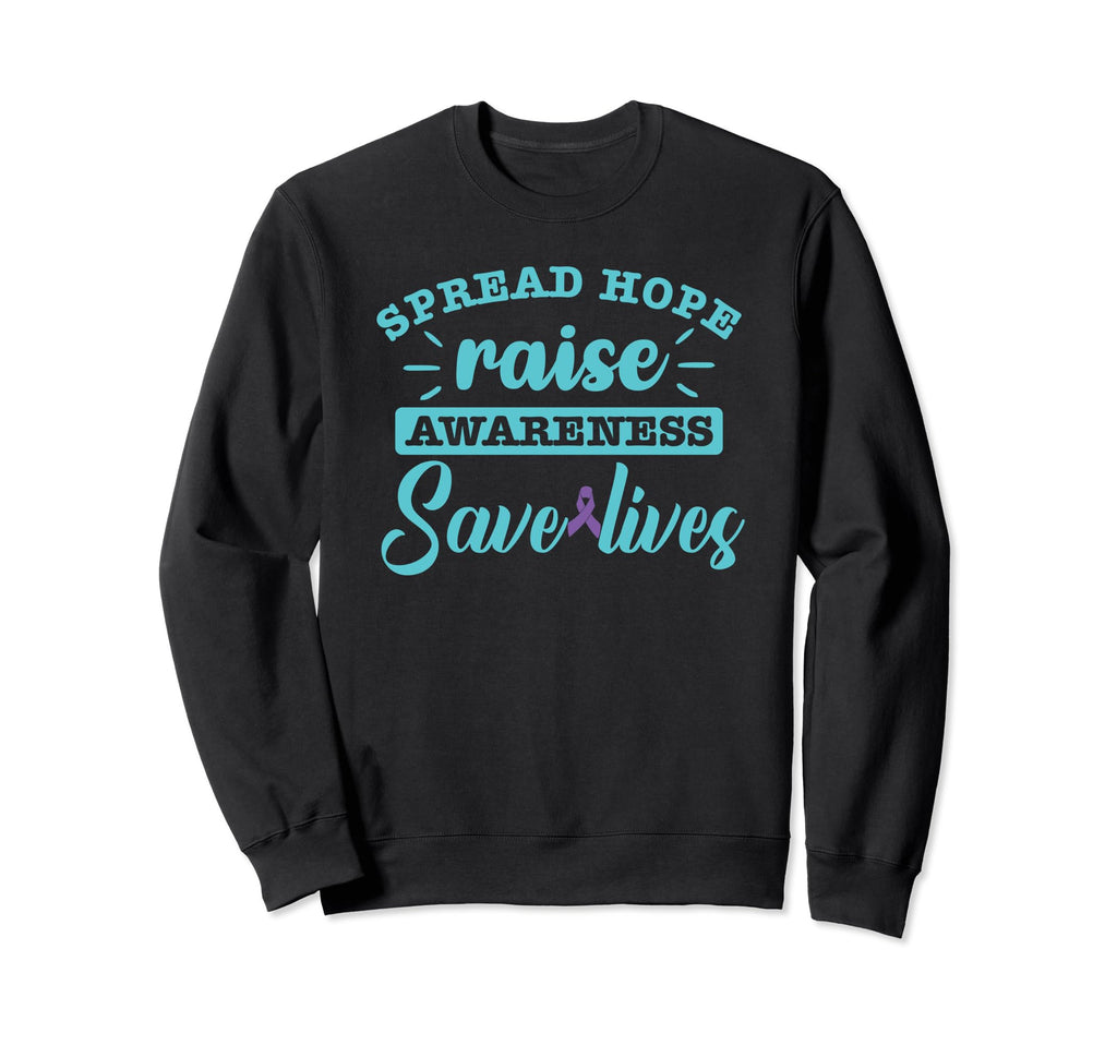 Spread Hope Raise Awareness Save Sweatshirt - Unique Graphic for Adults - T-Shirt, Sweatshirt, Hoodie