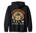 Moms Club Groovy Overstimulated T-Shirt - Aesthetic Graphic Unisex - T-Shirt, Sweatshirt, Hoodie
