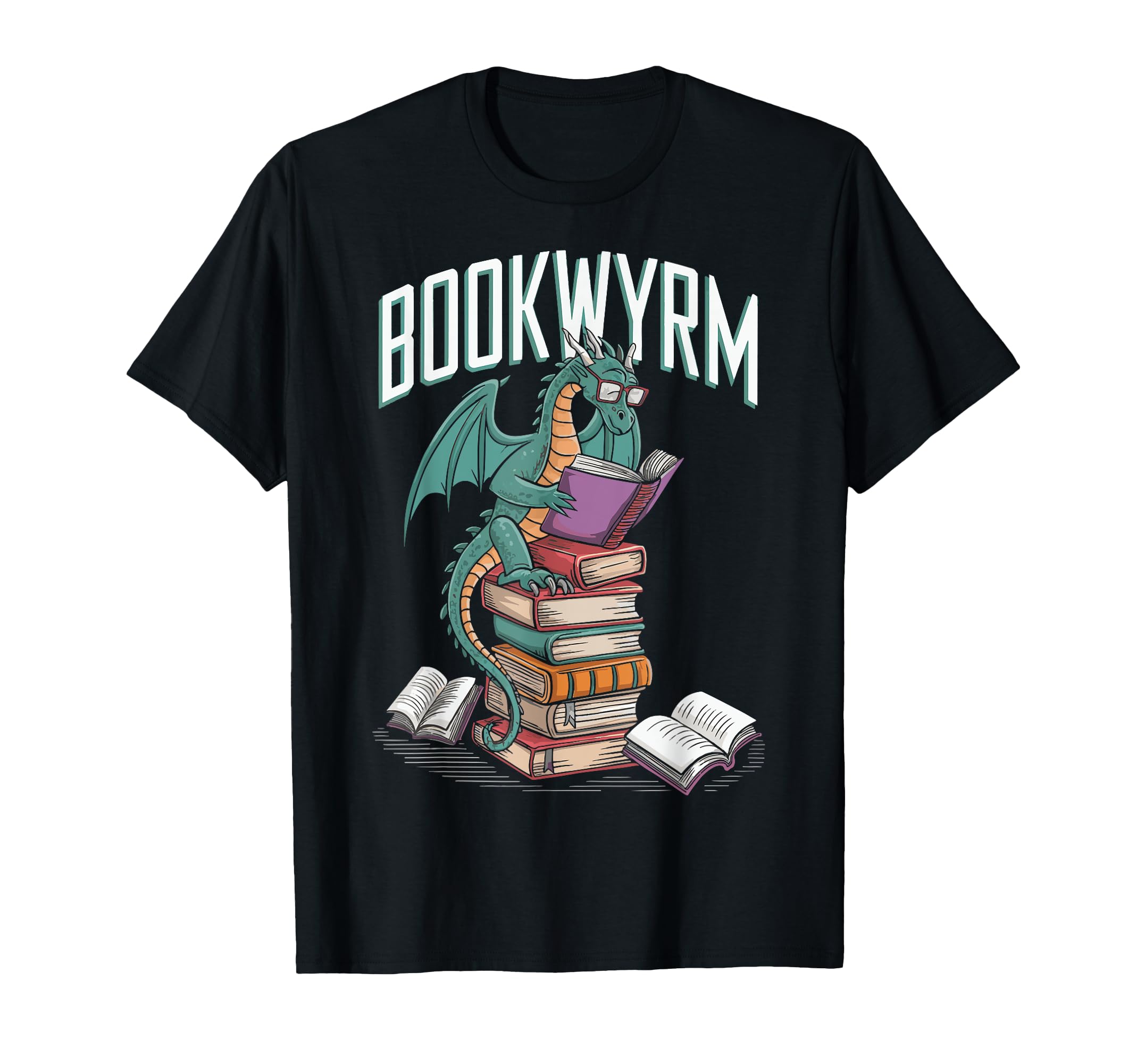 Bookworm Bookwyrm T-Shirt - Graphic Print for Adults - T-Shirt, Sweatshirt, Hoodie