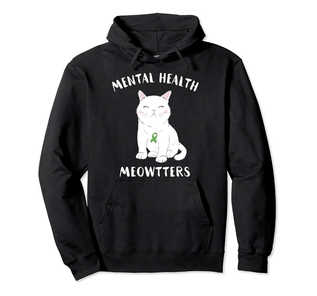Mental Health Matters End Stigma Funny Hoodie - Trendy Graphic for Adults - T-Shirt, Sweatshirt, Hoodie
