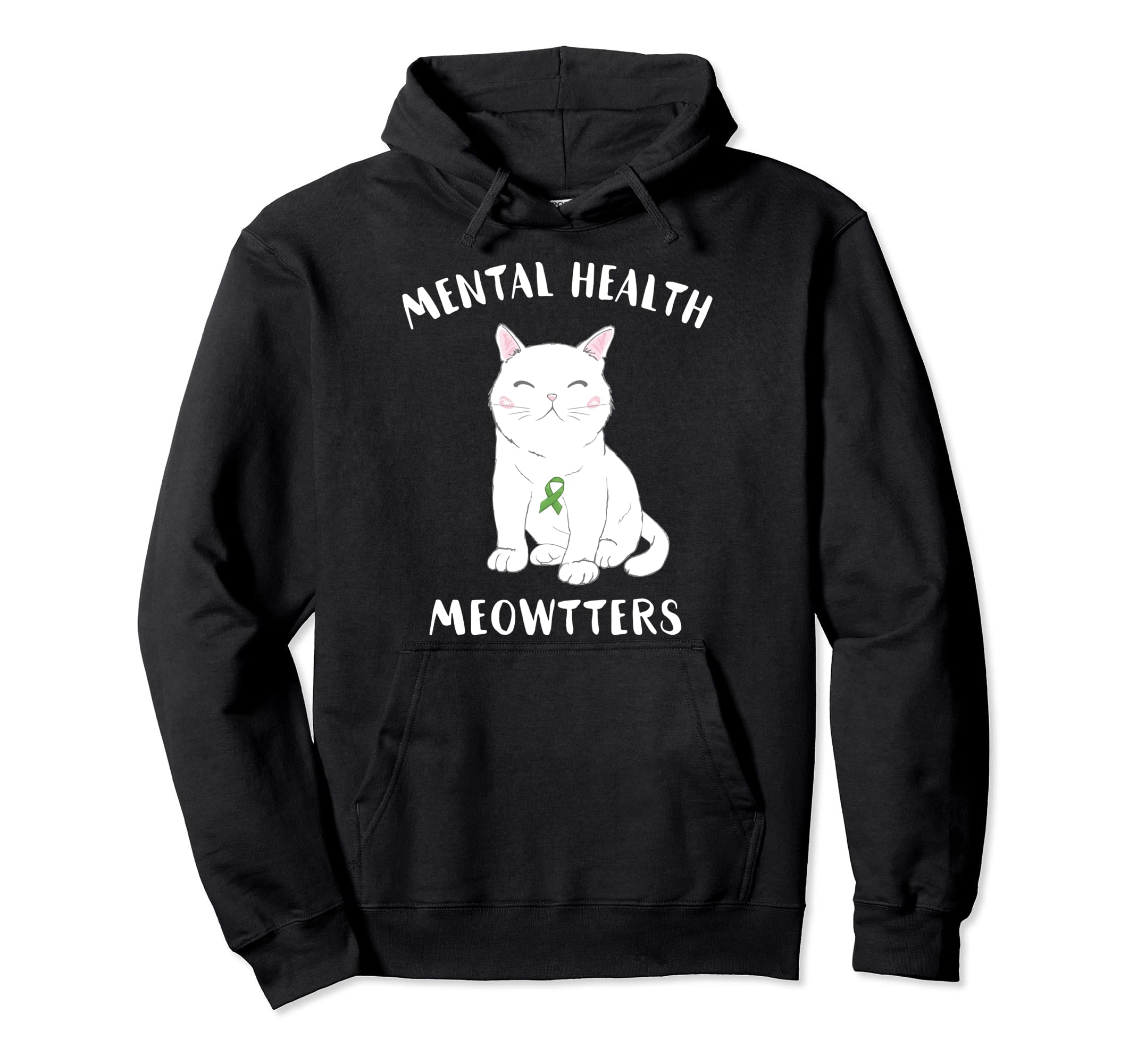 Mental Health Matters End Stigma Funny Hoodie - Trendy Graphic for Adults - T-Shirt, Sweatshirt, Hoodie