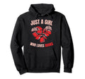 Just Who Loves Books Bookworm Book Hoodie - Novelty Apparel Men Women - T-Shirt, Sweatshirt, Hoodie
