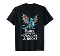 Whimsical Easily Distracted Dragons And T-Shirt - Aesthetic Graphic Unisex - T-Shirt, Sweatshirt, Hoodie