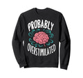 Anxiety Introvert Mental Health Hoodie - Minimalist Print for Adults - T-Shirt, Sweatshirt, Hoodie