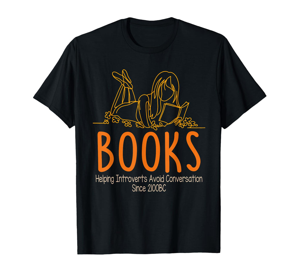 Reading Squad Books Helping Introverts T-Shirt - Graphic Print for Adults - T-Shirt, Sweatshirt, Hoodie