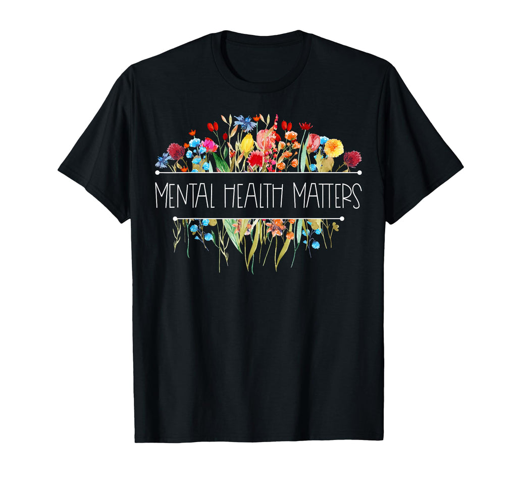 Wildflower Mental Health Matters T-Shirt - Trendy Graphic for Adults - T-Shirt, Sweatshirt, Hoodie