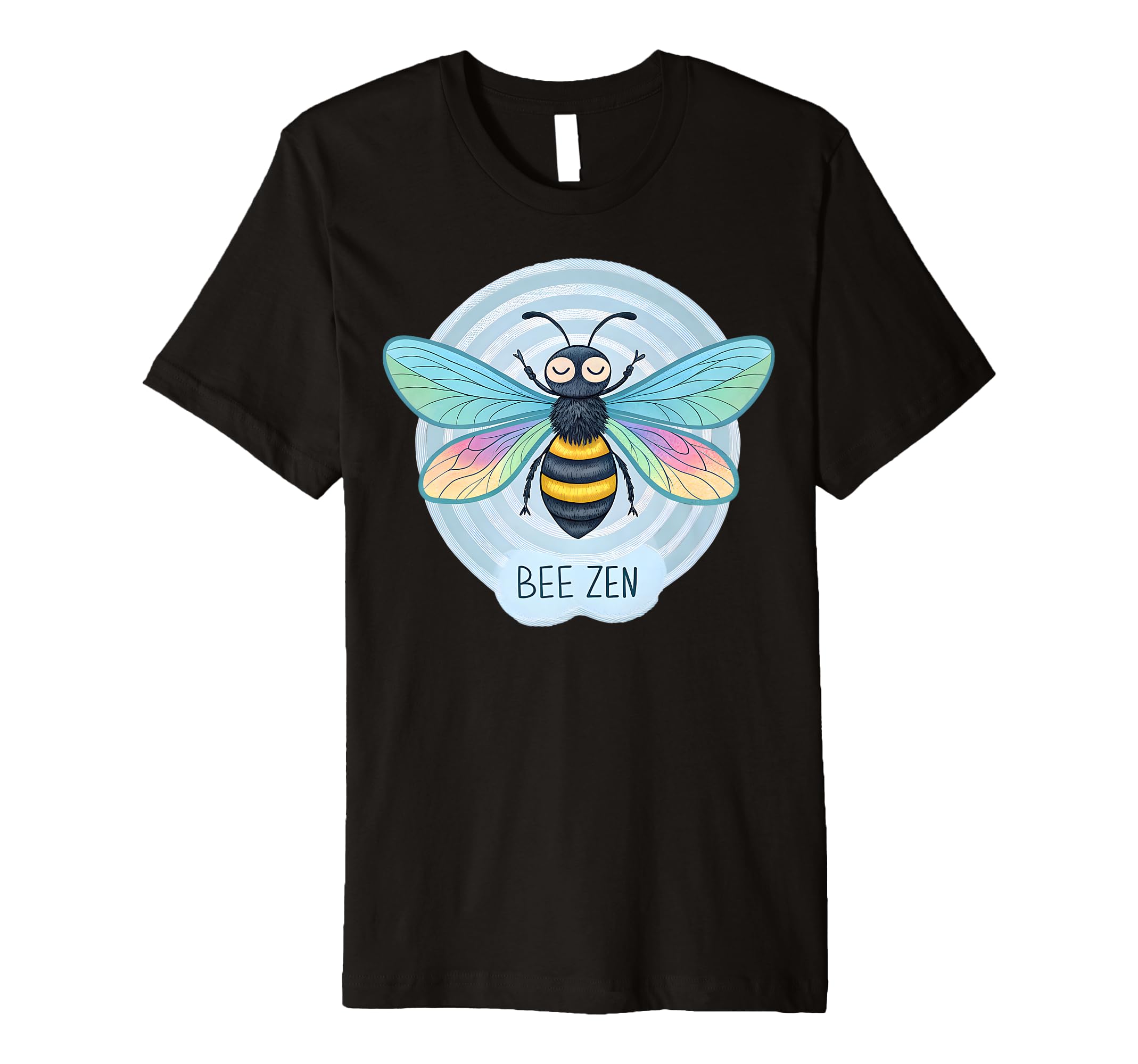 Yoga Bee Zen Mindfulness Meditation T-Shirt - Streetwear Style for Adults - T-Shirt, Sweatshirt, Hoodie
