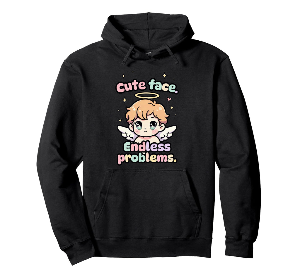 Face Endless Problems Funny Hoodie - Casual Everyday Wear for Adults - T-Shirt, Sweatshirt, Hoodie