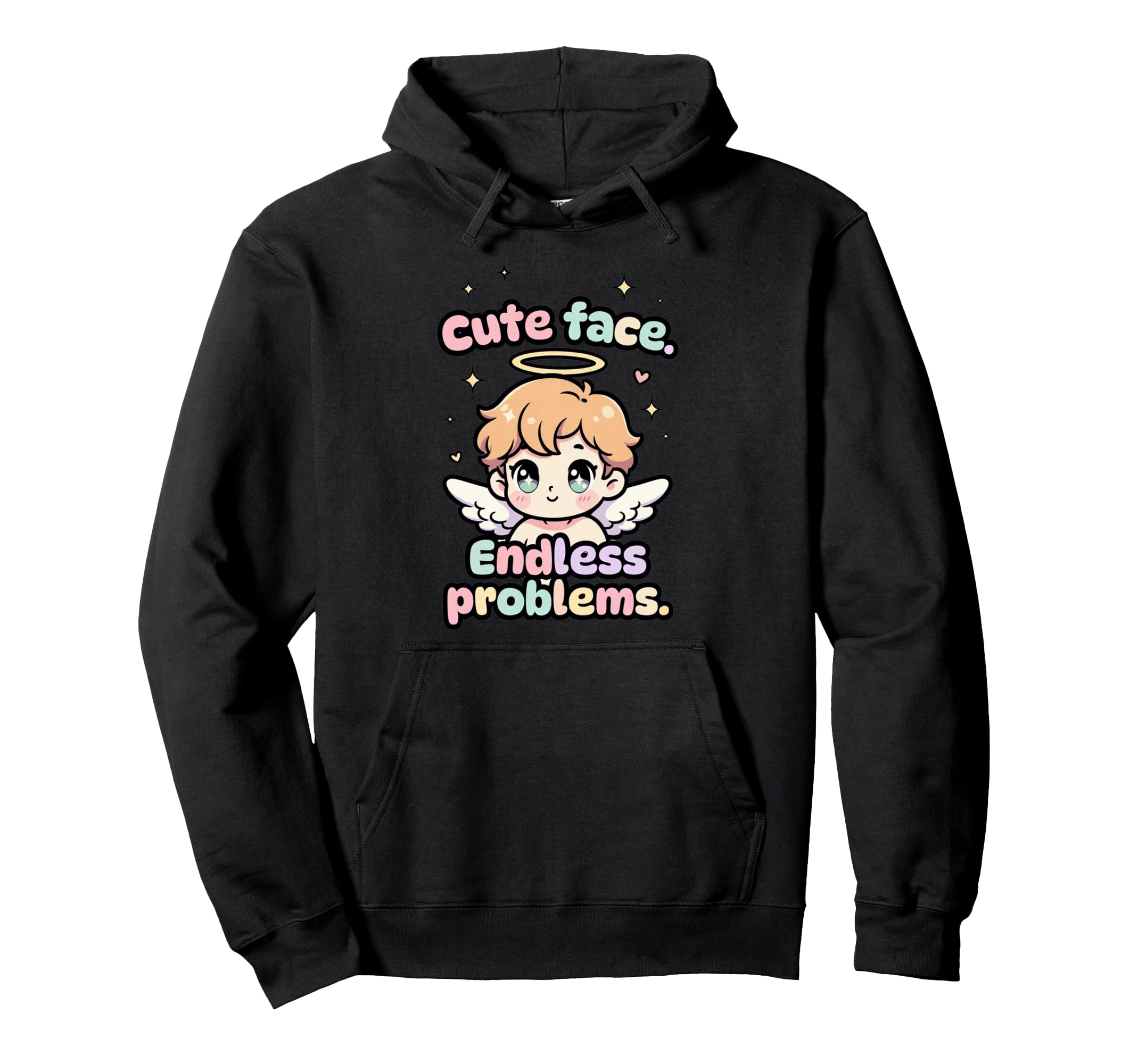 Face Endless Problems Funny Hoodie - Casual Everyday Wear for Adults - T-Shirt, Sweatshirt, Hoodie