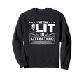 Funny I Put Lit Literature Sweatshirt - Minimalist Print Men Women - T-Shirt, Sweatshirt, Hoodie