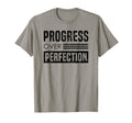 Progress Over Perfection Typographic T-Shirt - Aesthetic Graphic Men Women - T-Shirt, Sweatshirt, Hoodie