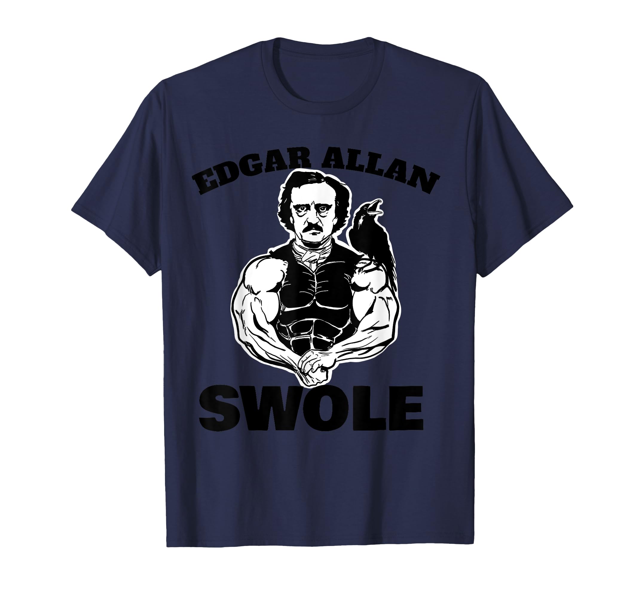 Miftees Edgar Allan Poe Tees Hoodie - Unique Graphic for Adults - T-Shirt, Sweatshirt, Hoodie