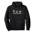 Overstimulated But Festive Possum Opossum Hoodie - Streetwear Style Unisex - T-Shirt, Sweatshirt, Hoodie