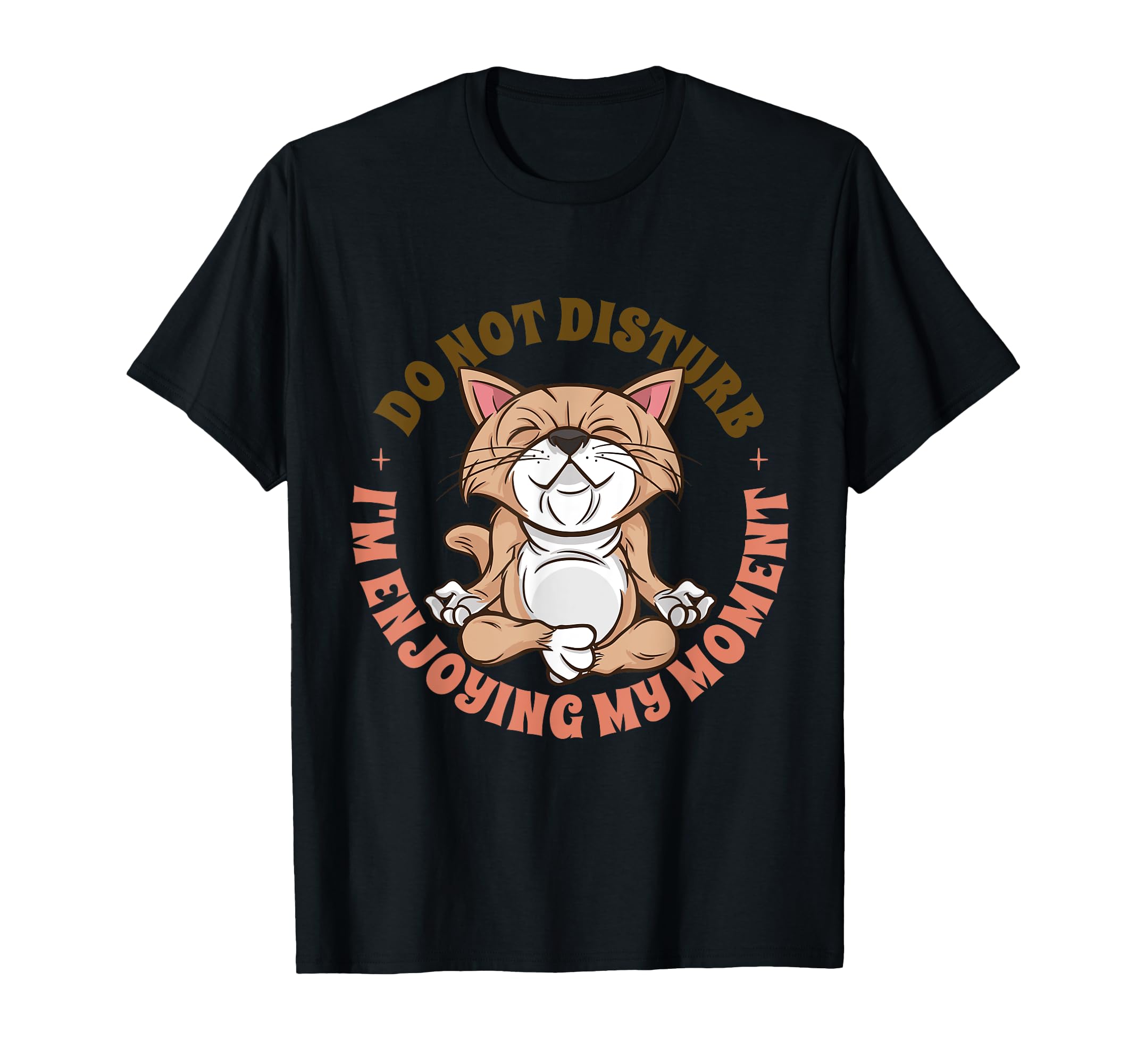 Funny Cat Mindfulness Meditation T-Shirt - Graphic Print for Adults - T-Shirt, Sweatshirt, Hoodie