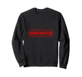 Overstimulated Stacked Text Sweatshirt - Custom Art Print for Adults - T-Shirt, Sweatshirt, Hoodie