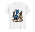 Book Dragon Reading Books Bookworm T-Shirt - Unique Graphic Men Women - T-Shirt, Sweatshirt, Hoodie