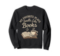Library Nerd Book Lover Introvert Sweatshirt - Minimalist Print Unisex - T-Shirt, Sweatshirt, Hoodie