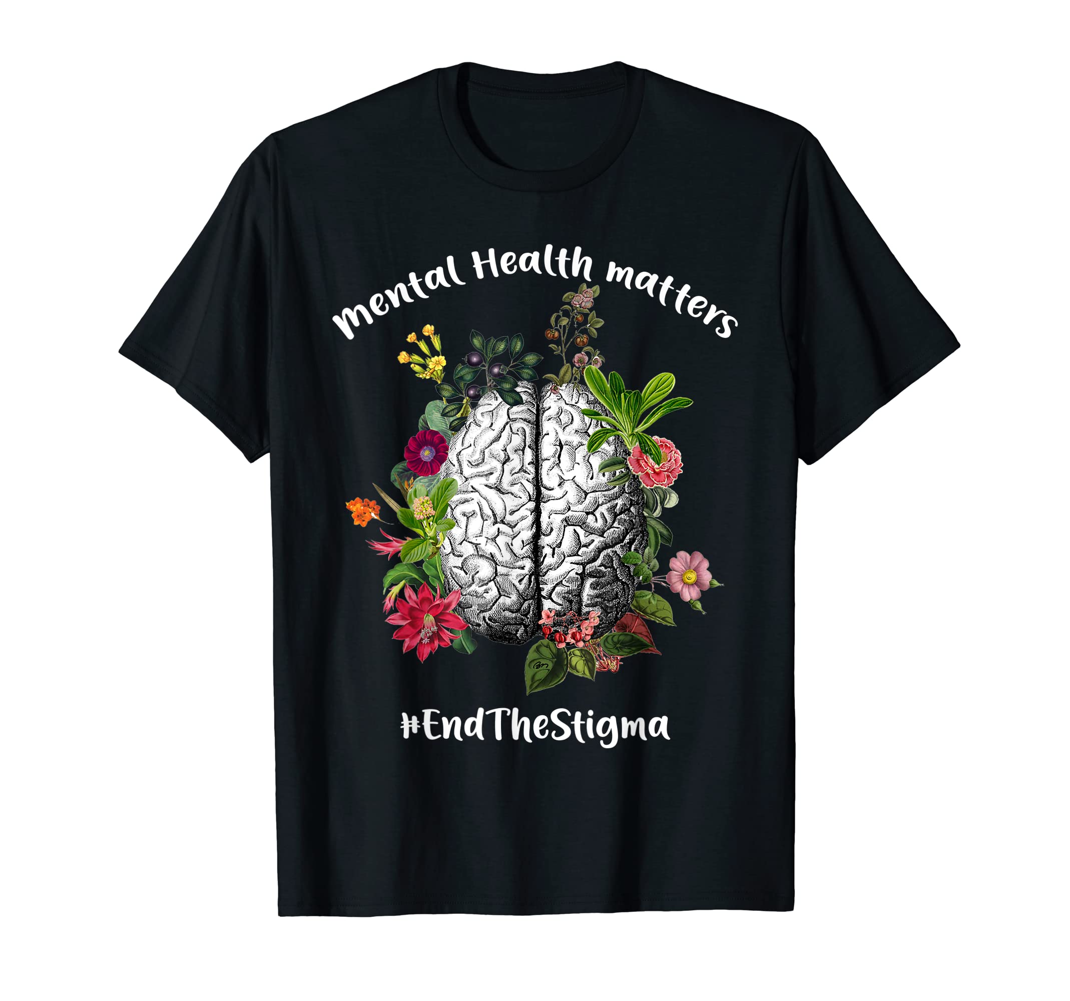 End Stigma Mental Health Awareness Month T-Shirt - Trendy Graphic Unisex - T-Shirt, Sweatshirt, Hoodie