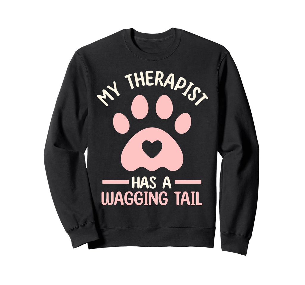 Funny Therapy Service Dog Sweatshirt - Custom Art Print Unisex - T-Shirt, Sweatshirt, Hoodie