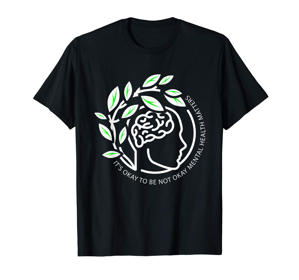 Its Okay To Be Not Okay Mental T-Shirt - Minimalist Print for Adults - T-Shirt, Sweatshirt, Hoodie