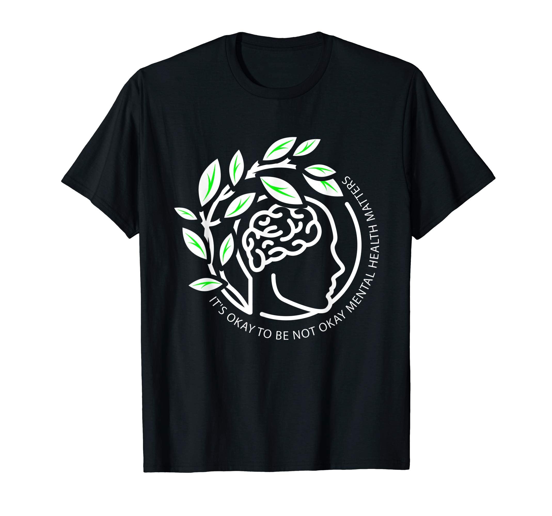 Its Okay To Be Not Okay Mental T-Shirt - Minimalist Print for Adults - T-Shirt, Sweatshirt, Hoodie