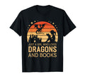Just Who Loves Dragons And Books T-Shirt - Novelty Apparel Unisex - T-Shirt, Sweatshirt, Hoodie