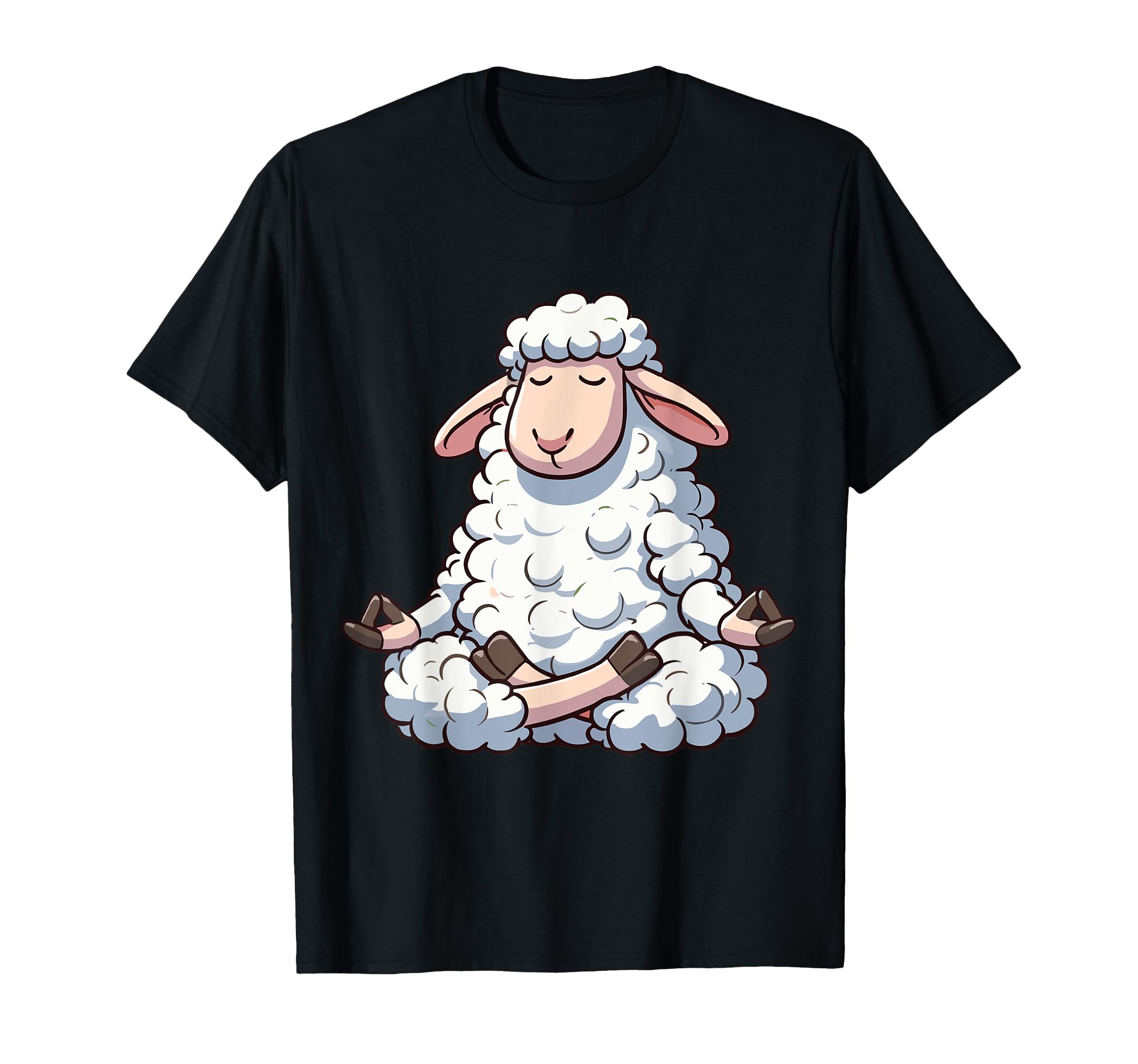 Meditation Sheep Yoga Pose Relaxing T-Shirt - Trendy Graphic Men Women - T-Shirt, Sweatshirt, Hoodie