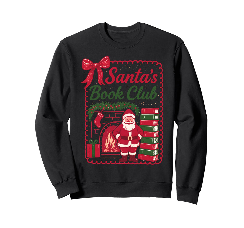 Coquette Santas Book Club Book Sweatshirt - Fun Novelty Design for Adults - T-Shirt, Sweatshirt, Hoodie