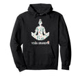 Yoga Grandma Meditation Mandala Hoodie - Aesthetic Graphic Men Women - T-Shirt, Sweatshirt, Hoodie