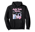 Audio Book Worm Book Lover Pastel Hoodie - Custom Art Print Unisex - T-Shirt, Sweatshirt, Hoodie