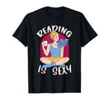Reading Is Sexy Book Lover Fun T-Shirt - Fun Novelty Design for Adults - T-Shirt, Sweatshirt, Hoodie