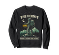Hermit Tarot Hiker Lantern Mountain Sweatshirt - Streetwear Style Unisex - T-Shirt, Sweatshirt, Hoodie