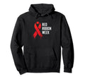 Red Ribbon Week Be Kind To Your Mind Hoodie - Graphic Print Unisex - T-Shirt, Sweatshirt, Hoodie