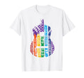 Guitar Lgbtq Us American Flag Gay T-Shirt - Minimalist Print for Adults - T-Shirt, Sweatshirt, Hoodie