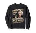 Schopenhauer Professional Sweatshirt - Minimalist Print for Adults - T-Shirt, Sweatshirt, Hoodie