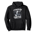 Cthulhu Coffee Cult Hoodie - Minimalist Print for Adults - T-Shirt, Sweatshirt, Hoodie