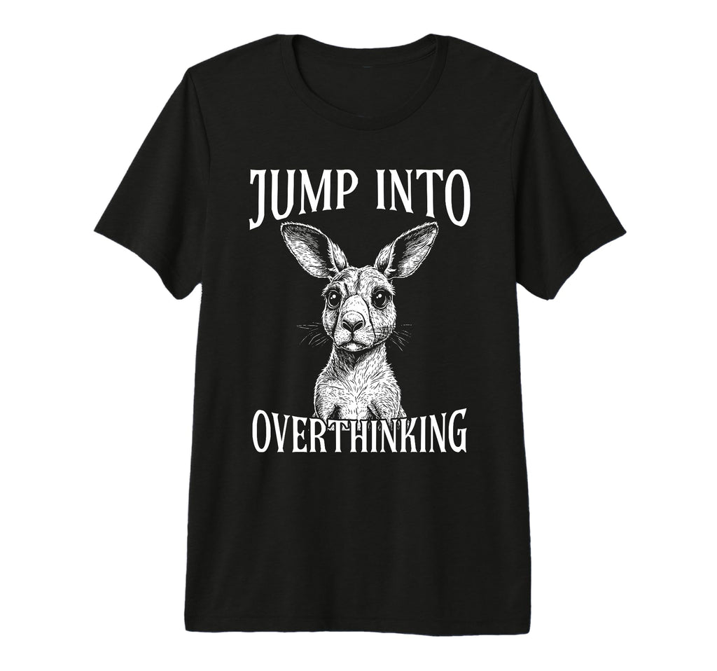 Kangaroo Overthinkers Introverts T-Shirt - Aesthetic Graphic for Adults - T-Shirt, Sweatshirt, Hoodie