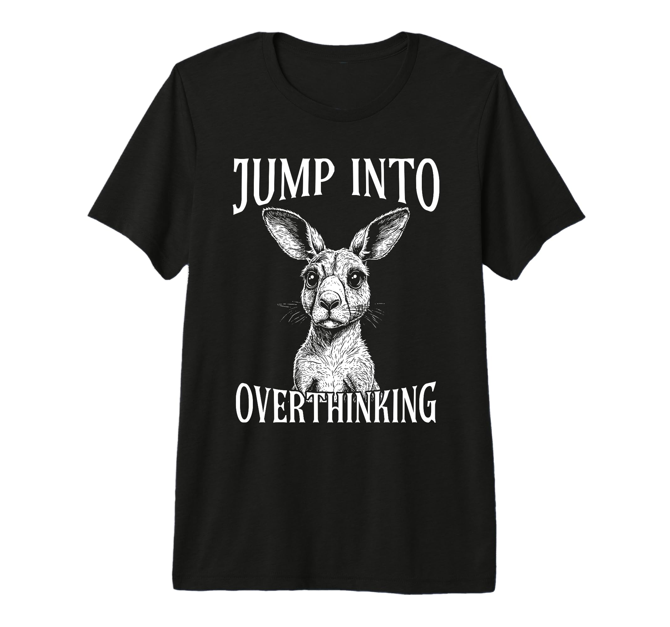 Kangaroo Overthinkers Introverts T-Shirt - Aesthetic Graphic for Adults - T-Shirt, Sweatshirt, Hoodie